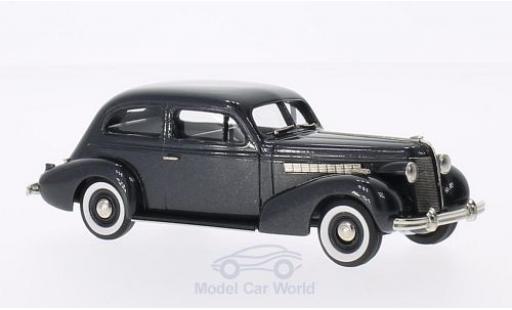 Diecast model cars Buick Special Sedan 2-DR Plain Back 4-door M-44 metallic grey 1937 1/43 Brooklin