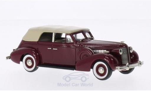 Diecast model cars Buick Special Convertible 5-Passenger Phaeton red/beige 1937 1/43 Brooklin