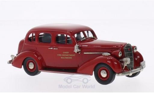 Diecast model cars Buick Special Sedan Baltimore Fire Chief red 1936 1/43 Brooklin