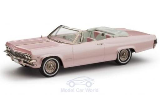 Diecast model cars Chevrolet Impala Convertible metallic pink 1965 1/43 Brooklin