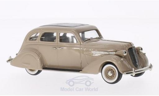 Diecast model cars Nash Ambassador Eight Sedan brown 1935 1/43 Brooklin