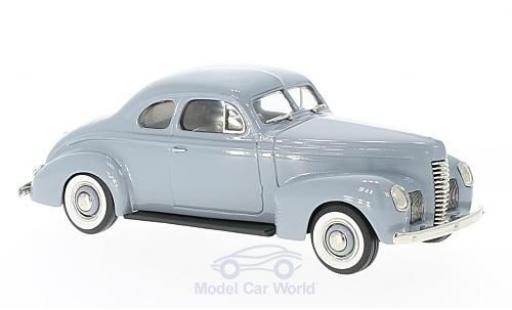Diecast model cars Nash Ambassador Eight Two-Door Coupe grey 1939 1/43 Brooklin