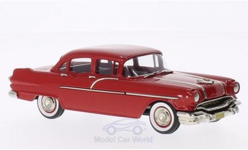 Diecast model cars Pontiac Chieftain Sedan 870 red 1956 1/43 Brooklin