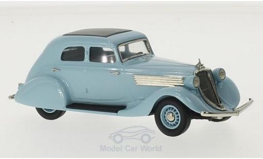 Diecast model cars Studebaker Commander Land Cruiser Landcruiser Sedan blue 1934 1/43 Brooklin