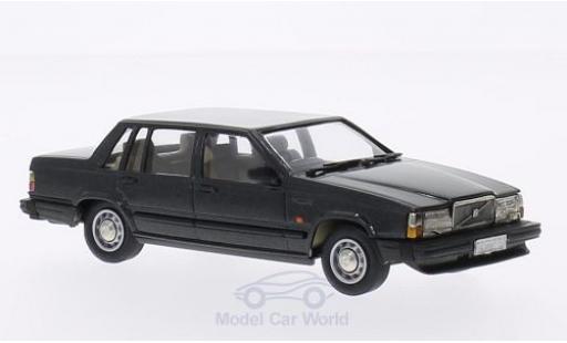 Diecast model cars Volvo 740 GL metallic grey 1987 1/43 Brooklin