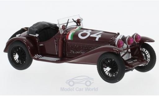 Diecast model cars Alfa Romeo 1750 gs zagato RHD No.84 Mille Miglia 1930 T. Nuvolari/G-B.Guidotti 1/43 Brumm