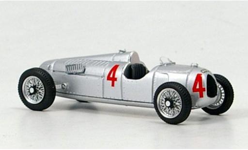 Diecast model cars Auto Union Typ C course No.4 GP N&Atilde;&frac14;rburgring 1936 1/43 Brumm