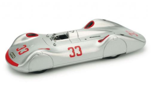 Diecast model cars Auto Union Typ C stromlinie No.33 Avus 1937 L.Fagioli 1/43 Brumm
