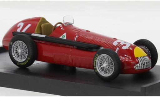 Diecast model cars Alfa Romeo 158 gp No.34 formule 1 Monaco 1950 1/43 Brumm