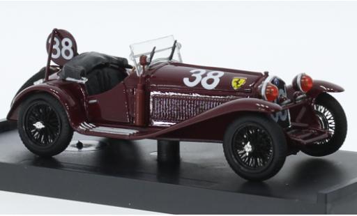 Diecast model cars Alfa Romeo 8C 2300 RHD No.38 Scuderia Ferrari 24h Spa 1932 1/43 Brumm