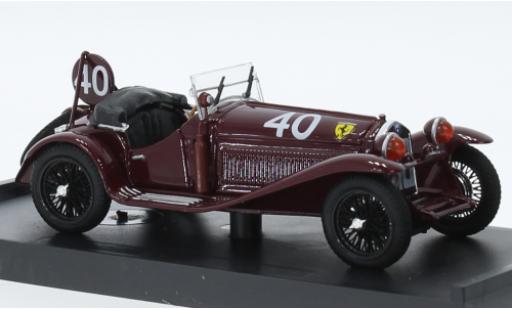 Diecast model cars Alfa Romeo 8C 2300 RHD No.40 Scuderia Ferrari 24h Spa 1932 1/43 Brumm