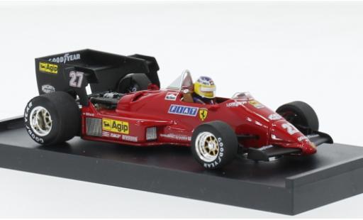 Diecast model cars Ferrari 126 C4 turbo No.27 formule 1 GP Belgique 1984 1/43 Brumm