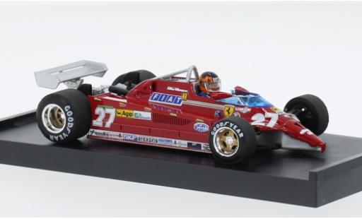 Ferrari 126 1/43 Brumm CK turbo No.27 Scuderia formule 1 Aeroporto di Treviso-Istrana 1981