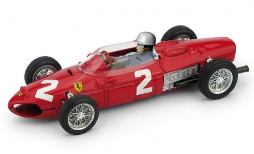 Diecast model cars Ferrari 156 F1 Sharknose No.2 formule 1 GP Italie 1961 1/43 Brumm