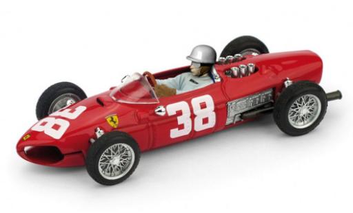 Diecast model cars Ferrari 156 F1 Sharknose No.38 formule 1 GP Monaco 1961 1/43 Brumm