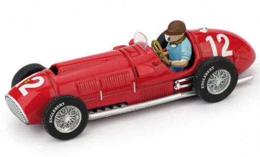 Diecast model cars Ferrari 375 F1 No.12 formule 1 GP Angleterre 1951 1/43 Brumm