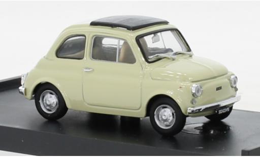 Diecast model cars Fiat 500 R beige 1972 1/43 Brumm