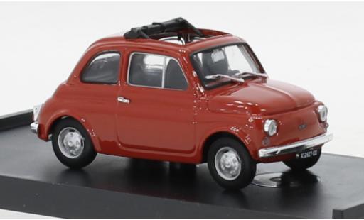 Diecast model cars Fiat 500 R orange 1972 1/43 Brumm