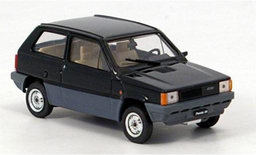Diecast model cars Fiat Panda 30 black 1980 1/43 Brumm