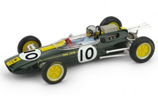 Diecast model cars Lotus 25 Base No.10 Team formule 1 GP Mexiko 1963 1/43 Brumm