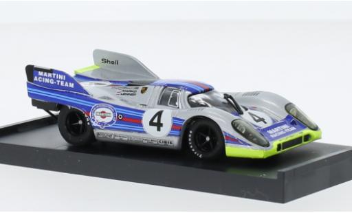Diecast model cars Porsche 917 1971 K No.4 Martini Racing Team Martini 1000km Monza 1/43 Brumm
