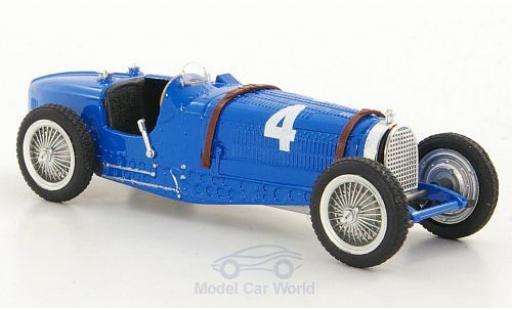 Diecast model cars Bugatti Type 59 grand prix No.4 formula 1 GP Belgien 1934 R.Dreyfus 1/43 Brumm