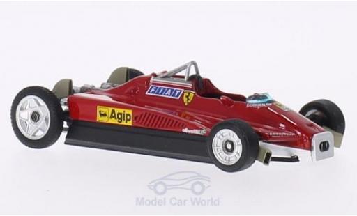 Diecast model cars Ferrari 126 C2 Turbo Scuderia formula 1 GP San Marino T-Car / Ersatzfahrzeug 1/43 Brumm