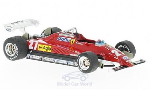 Diecast model cars Ferrari 126 C2 turbo No.27 formula 1 GP Italien 1982 P.Tambay 1/43 Brumm