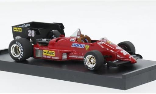 Diecast model cars Ferrari 126 C4 turbo No.28 formula 1 GP Belgien 1984 1/43 Brumm