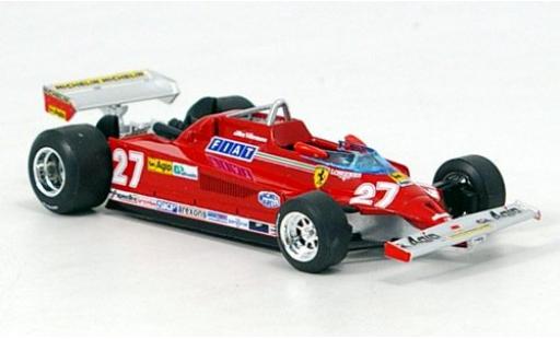 Diecast model cars Ferrari 126 CK Turbo No.27 Scuderia formula 1 GP Italien 1981 G.Villeneuve 1/43 Brumm