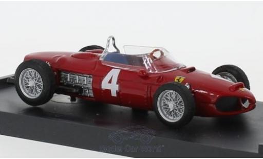 Diecast model cars Ferrari 156 F1 Sharknose No.4 formula 1 GP Italien 1961 W.von Trips 1/43 Brumm