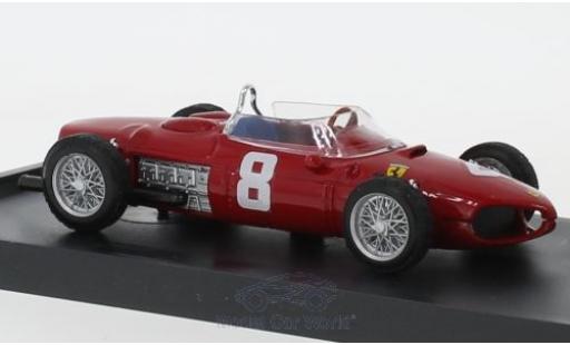 Diecast model cars Ferrari 156 F1 Sharknose No.8 formula 1 GP Italien 1961 P.Rodriguez 1/43 Brumm