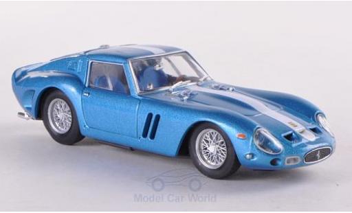 Diecast model cars Ferrari 250 GTO metallic blue/Dekor 1962 Chinetti Motors 1/43 Brumm