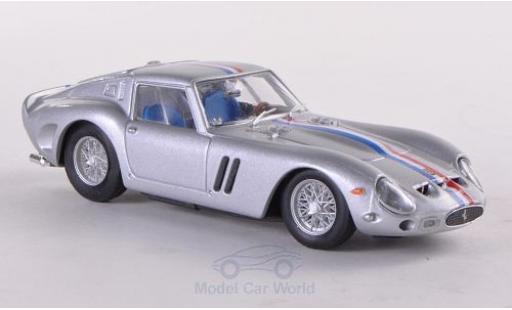 Diecast model cars Ferrari 250 TR GTO grey 1963 (blue-white-red-stripes) 1/43 Brumm