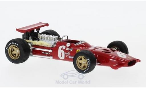 Diecast model cars Ferrari 312 F1 No.6 formula 1 GP Frankreich 1969 C.Amon 1/43 Brumm