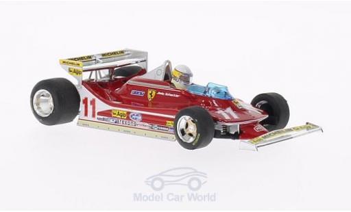 Diecast model cars Ferrari 312 T4 No.11 GP Monaco 1979 J.Scheckter 1/43 Brumm