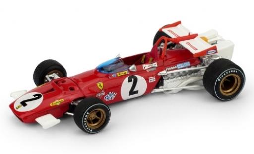 Diecast model cars Ferrari 312 B No.2 Scuderia formula 1 GP Italien 1970 J.Ickx 1/43 Brumm