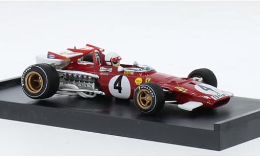 Diecast model cars Ferrari 312 B No.4 formula 1 GP Italien 1970 1/43 Brumm