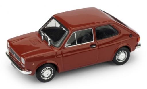 Diecast model cars Fiat 127 Serie 1 (.) red 1972 1/43 Brumm