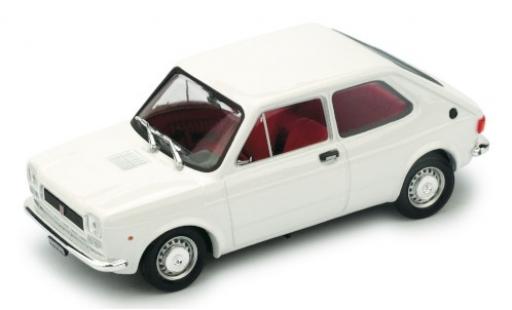 Diecast model cars Fiat 127 Serie 1 (.) white 1972 1/43 Brumm