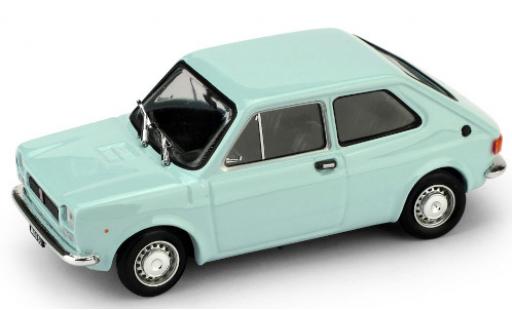 Diecast model cars Fiat 127 Serie 1 (1a ) blue 1971 1/43 Brumm