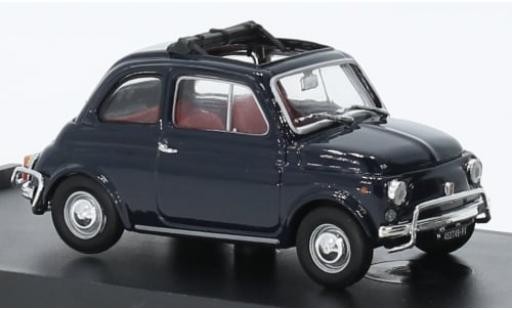 Diecast model cars Fiat 500 L blue 1968 1/43 Brumm
