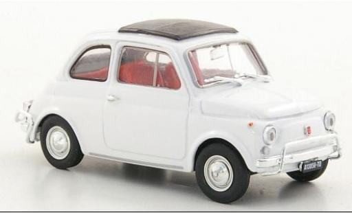 Diecast model cars Fiat 500 L white 1968 1/43 Brumm