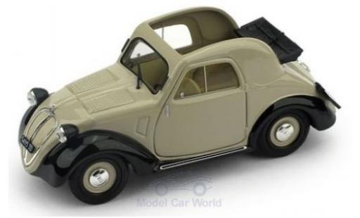 Diecast model cars Fiat 500 A 1.Serie beige/black 1936 1/43 Brumm