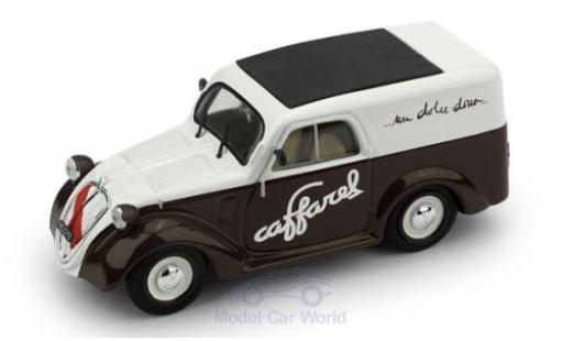 Diecast model cars Fiat 500 B Furgone Caffarel Chocolate 1950 1/43 Brumm