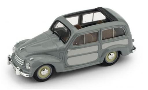 Diecast model cars Fiat 500C C Belvedere grey/grey 1951 1/43 Brumm