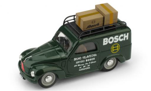 Diecast model cars Fiat 500C C Furgone Bosch 1950 avec Rack de toit et charge 1/43 Brumm