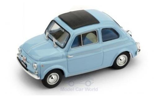 Diecast model cars Fiat 500 D blue 1962 1/43 Brumm