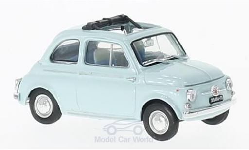 Diecast model cars Fiat 500 D blue 1960 1/43 Brumm