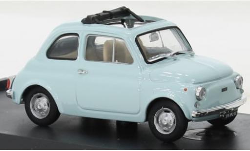 Diecast model cars Fiat 500 R blue 1972 1/43 Brumm